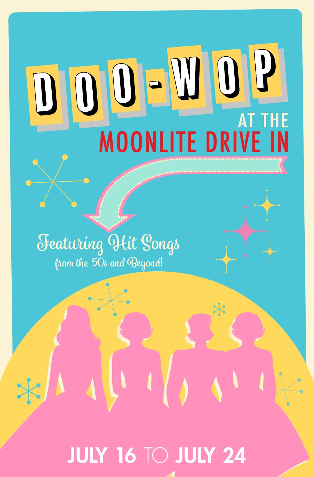 Doo-Wop Barter at the Moonlite Web Poster